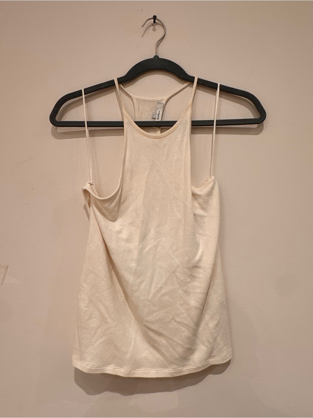 Vince Cream Double-Strap Camisole